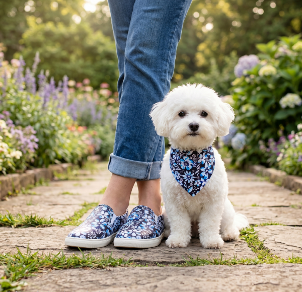 OCEAN DEEP ANNE AYAKKABI VE KÖPEK BANDANA TAKIM