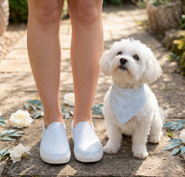 BLUE DREAM ANNE AYAKKABI VE KÖPEK BANDANA TAKIM