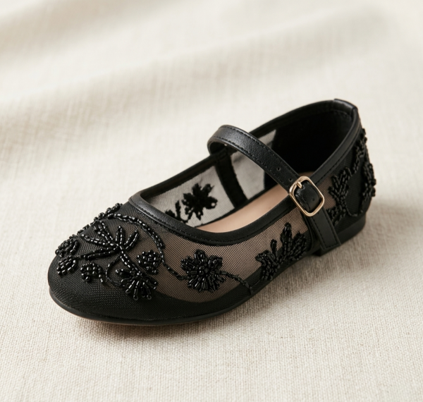 LACE PEARL TRANSPARAN ÇOCUK BABET