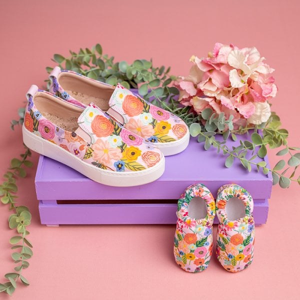 GARDEN PARTY ANNE AYAKKABI VE BEBEK PATİK TAKIM